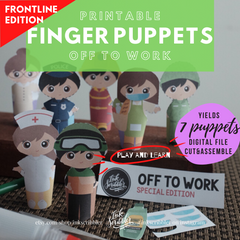 TCC Finger Puppets - Off to Work