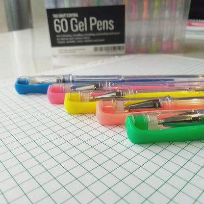 TCC 60 Gel Pens Set - The Craft Central