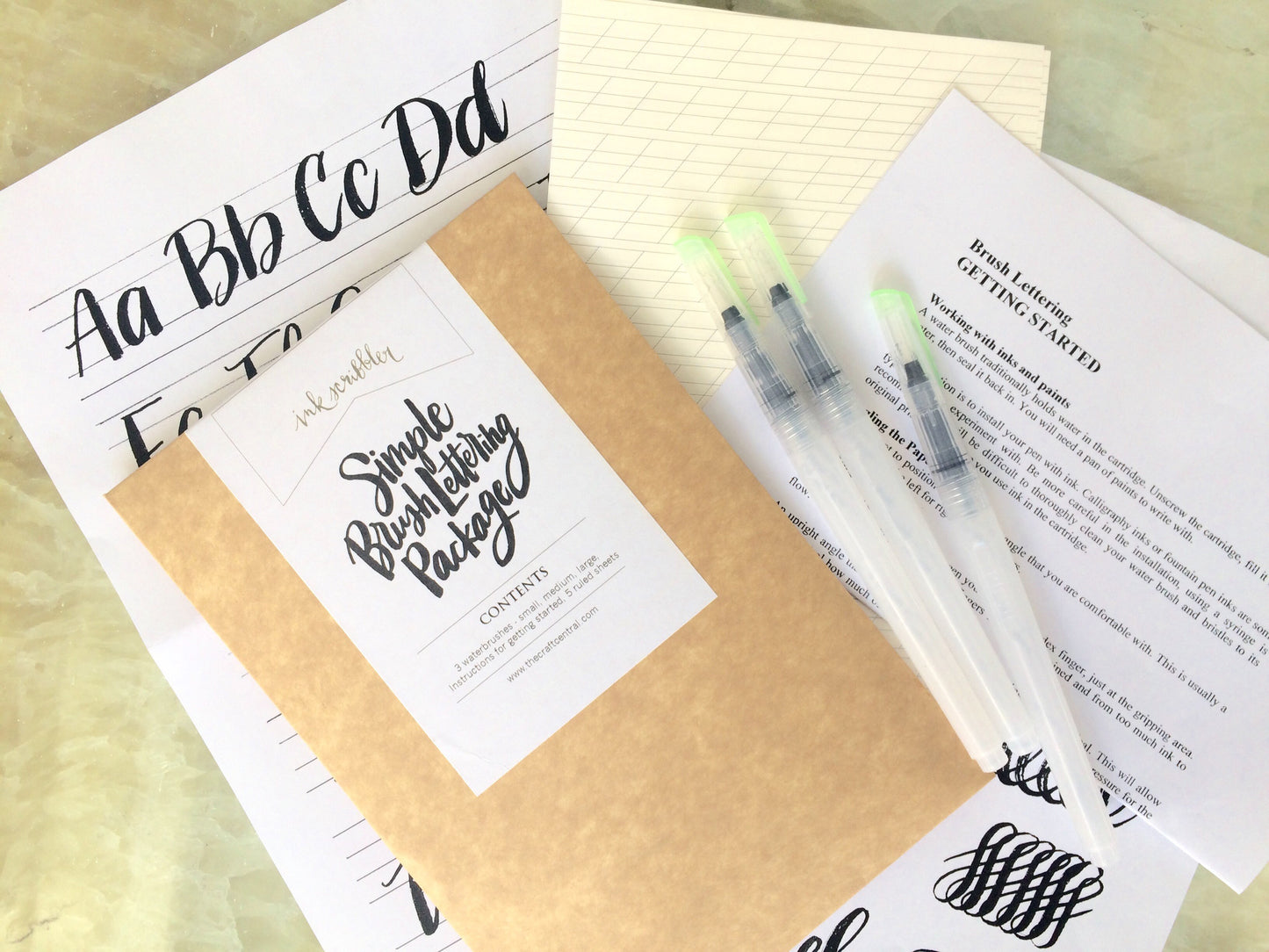 TCC Simple Brush Lettering Package