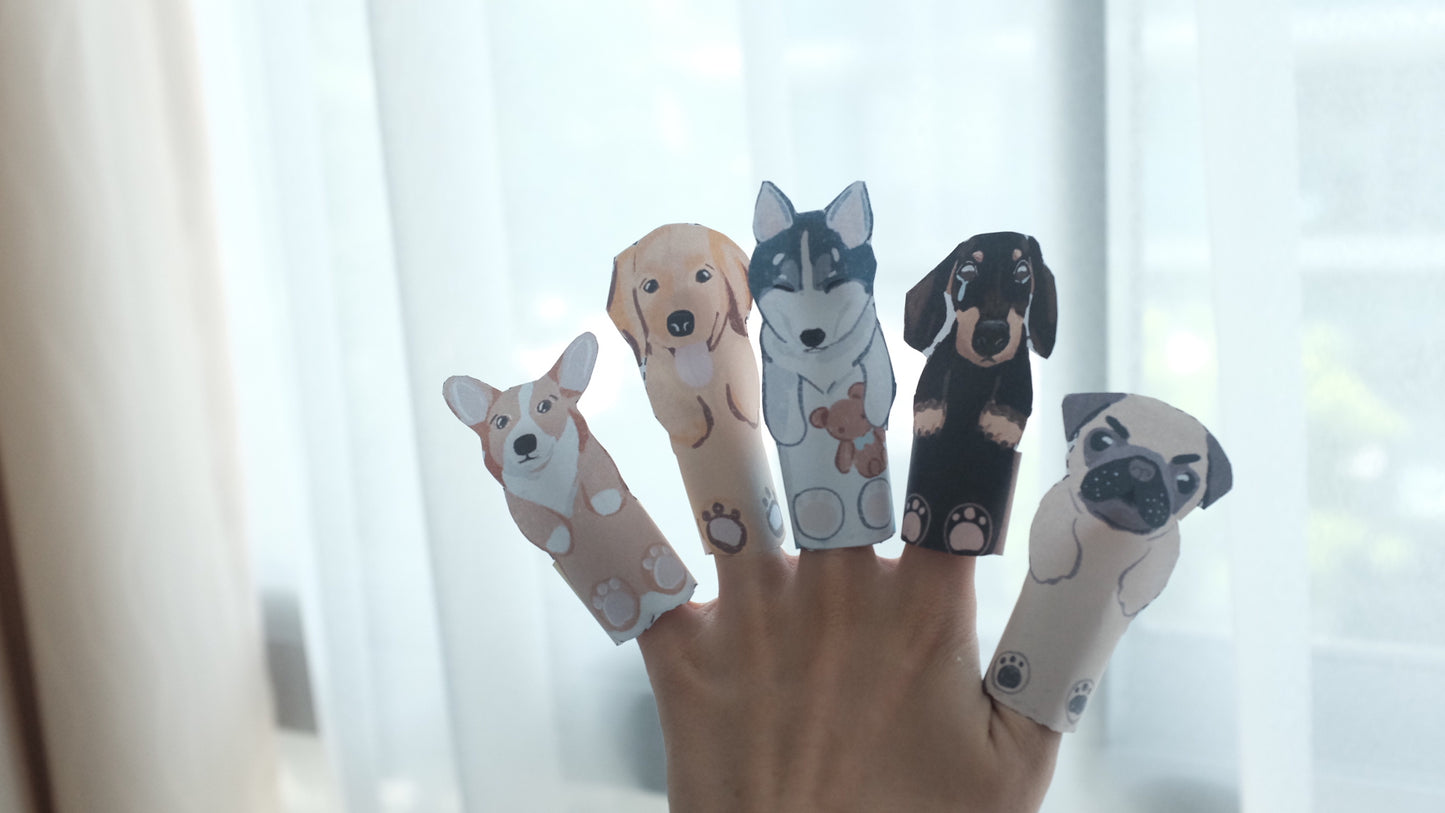 TCC Finger Puppets - Puppy Feelings