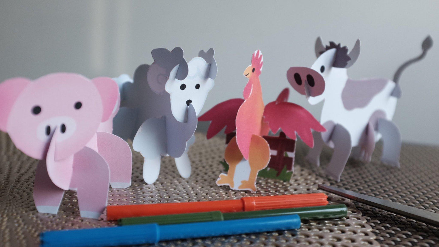 3D Cutouts: Farm Animals - The Craft Central