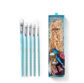 Miya Himi 5pc Little Bird Brush Set - The Craft Central