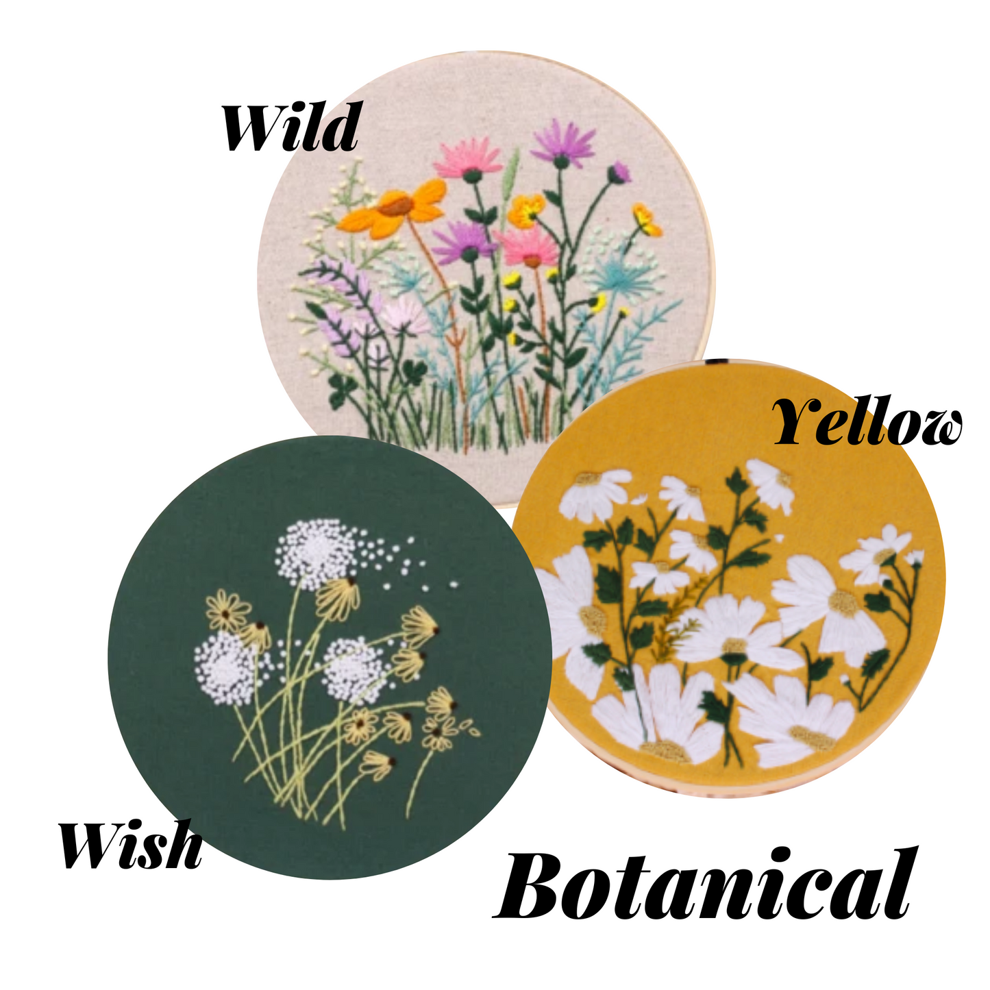 Botanical Embroidery Kit - The Craft Central