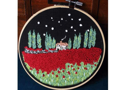 Landscapes Embroidery Kit - The Craft Central