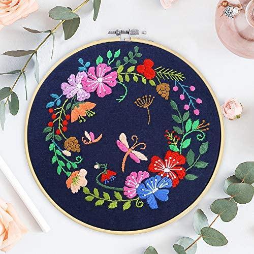 Wreath Embroidery Kit - The Craft Central