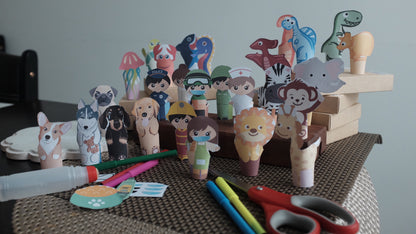 TCC Finger Puppets - Dinosaurs