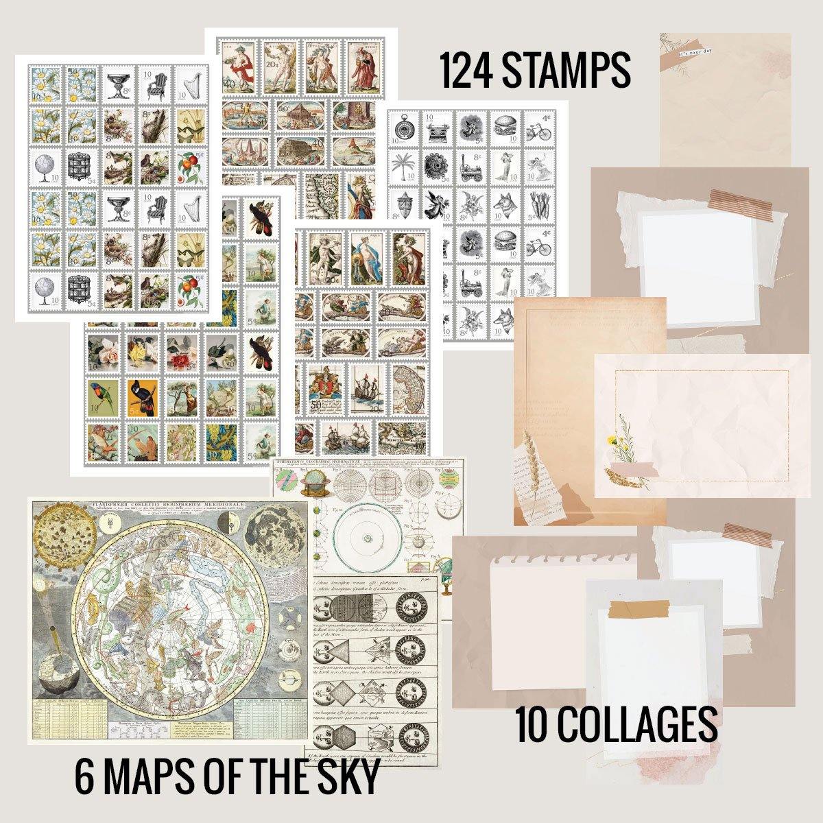 Ultimate Vintage Ephemera Bundle Pack - The Craft Central