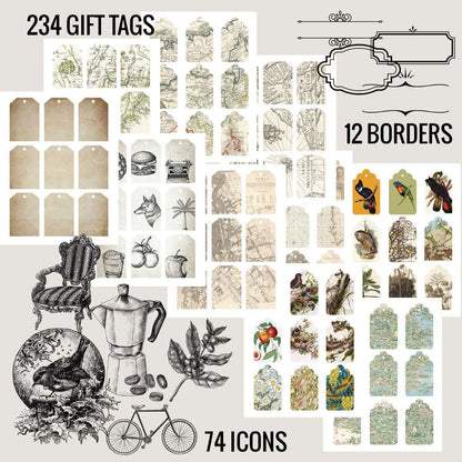 Ultimate Vintage Ephemera Bundle Pack - The Craft Central