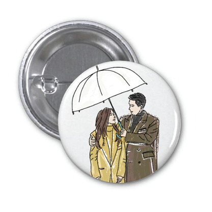 Crash Landing On You Button Pins - The Craft Central