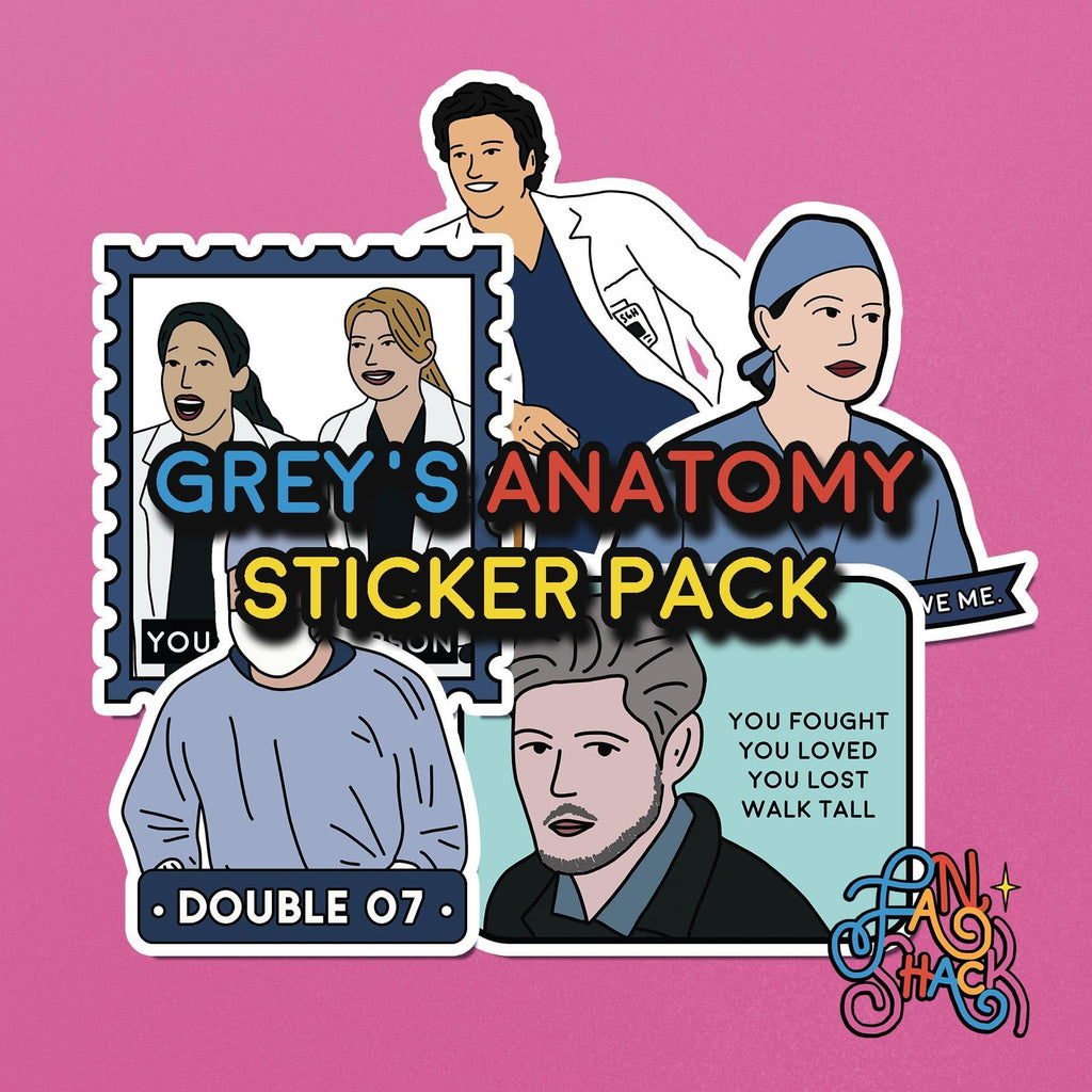 FSH GREY'S ANATOMY Sticker Pack