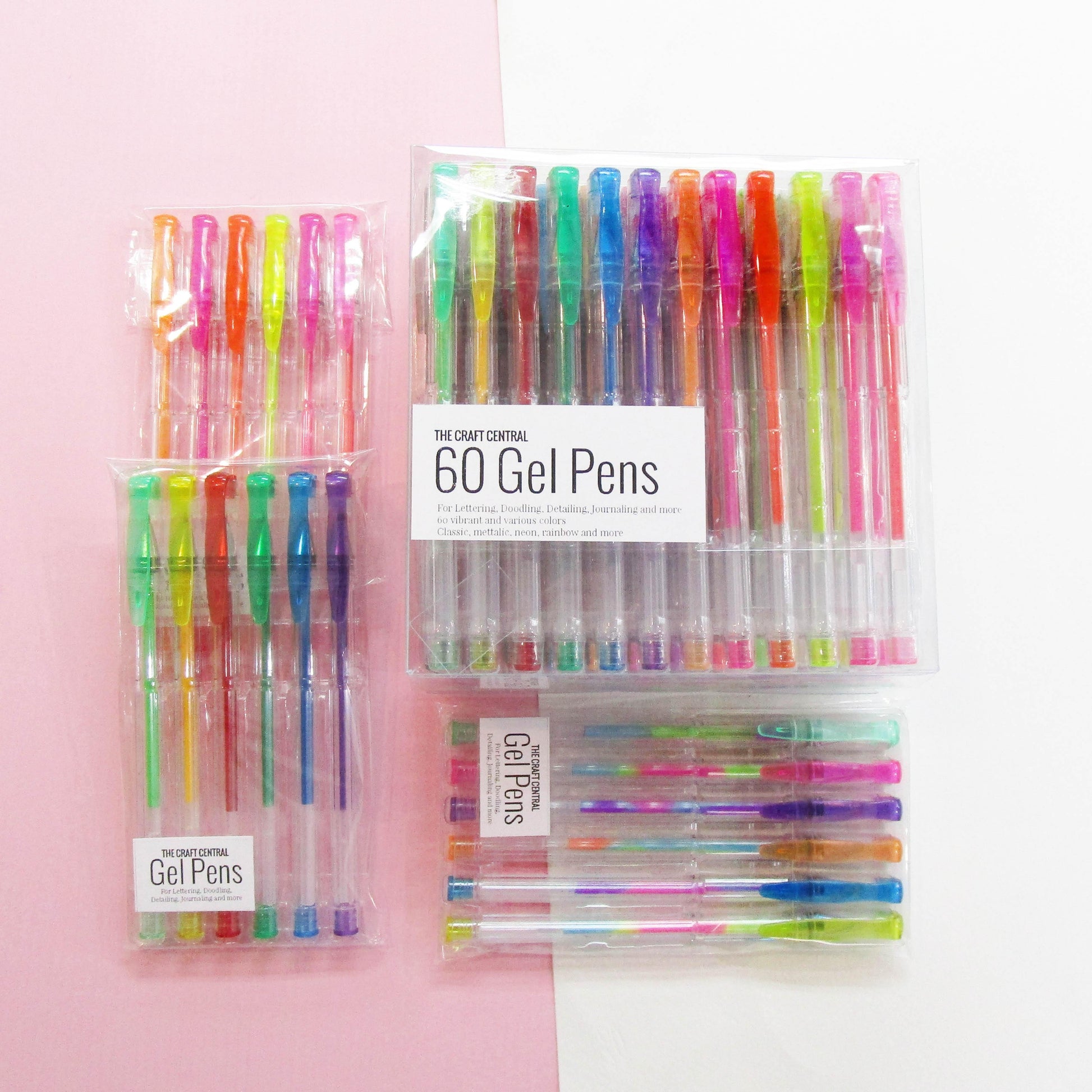 TCC 60 Gel Pens Set - The Craft Central