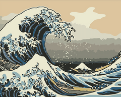 TCC Great Wave of Kanagawa Paint by Numbers