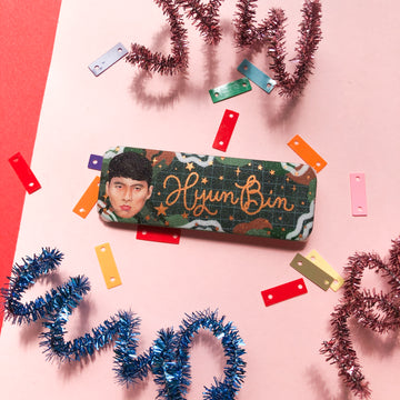 PLT HyunBin Rectangle Button Pin