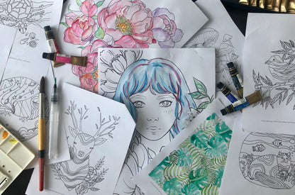 TCC Coloring Sheets Bundle 5in1
