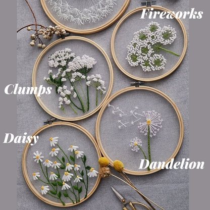 Organza / Transparent Embroidery Kit - The Craft Central