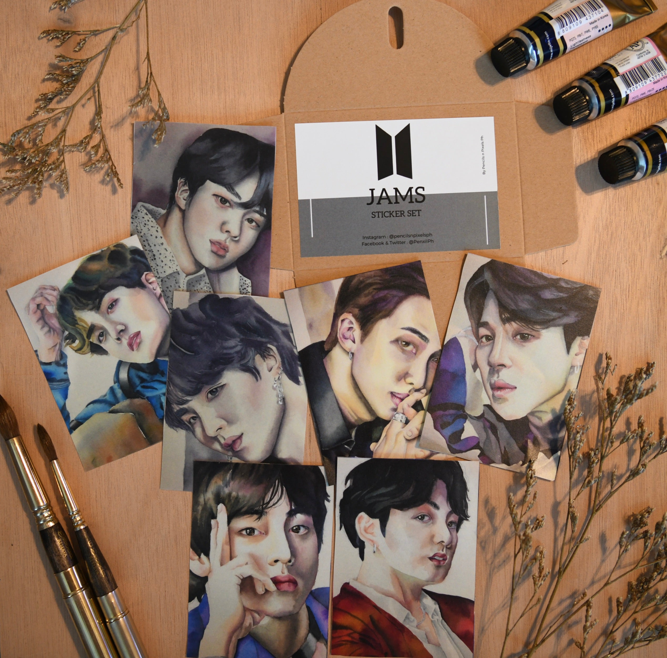PNP BTS ticker Set