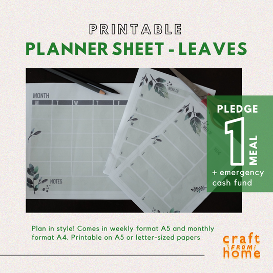 TCC Printable Planner - Leaves