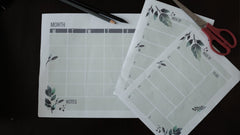 TCC Printable Planner - Leaves