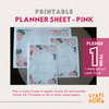 TCC Printable Planner - Pink Florals