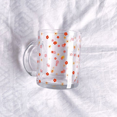 SOS Floral Clear Mug