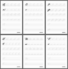 TCC Printable Workbook: Freehand Calligraphy
