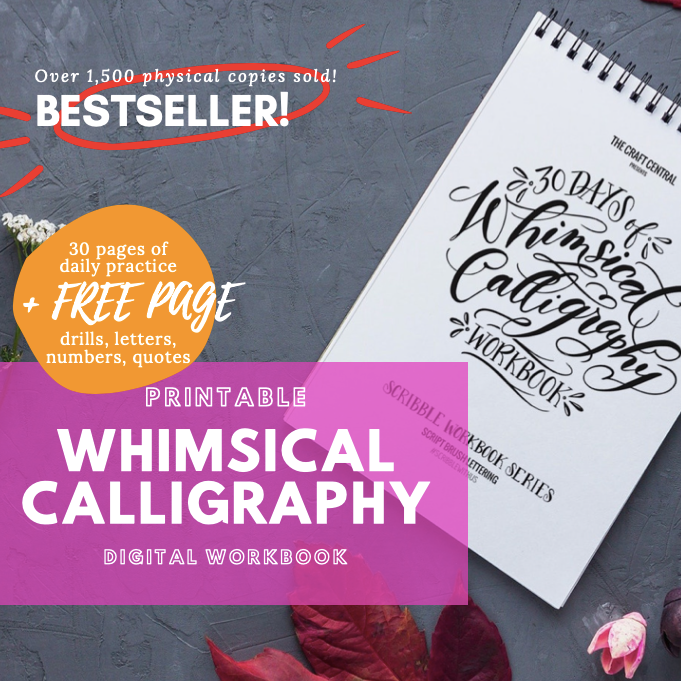 TCC Printable Workbook: Whimsical Calligraphy