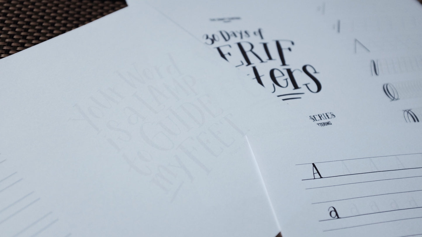 TCC Printable Workbook: Serif Letters