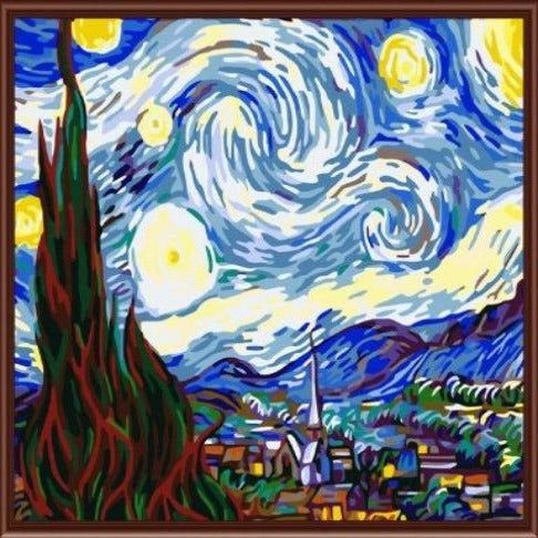 TCC Paint By Numbers Starry Night G192