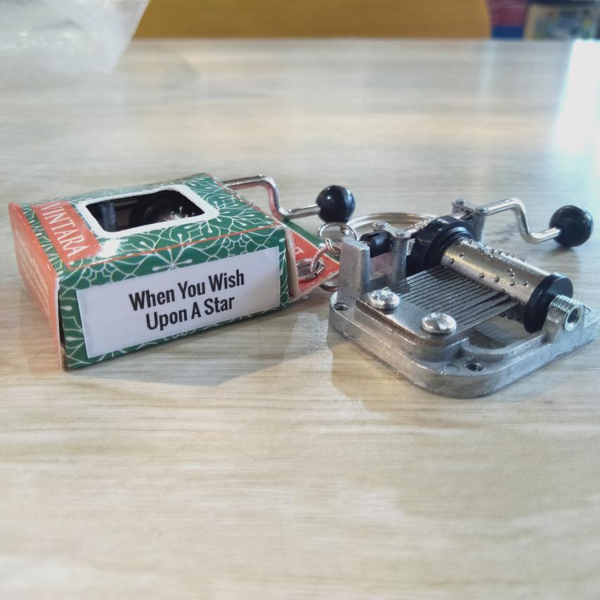 When you wish upon a Star Keychain Music Box - The Craft Central