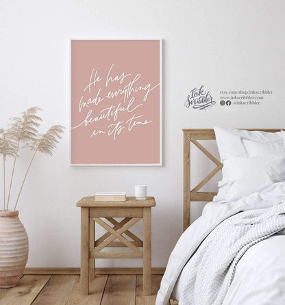 Ecclesiastes 3:11 Art Print - The Craft Central