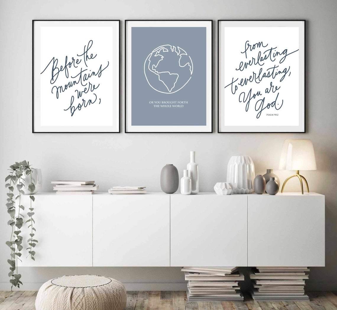 Psalm 90:2 Art Print - The Craft Central