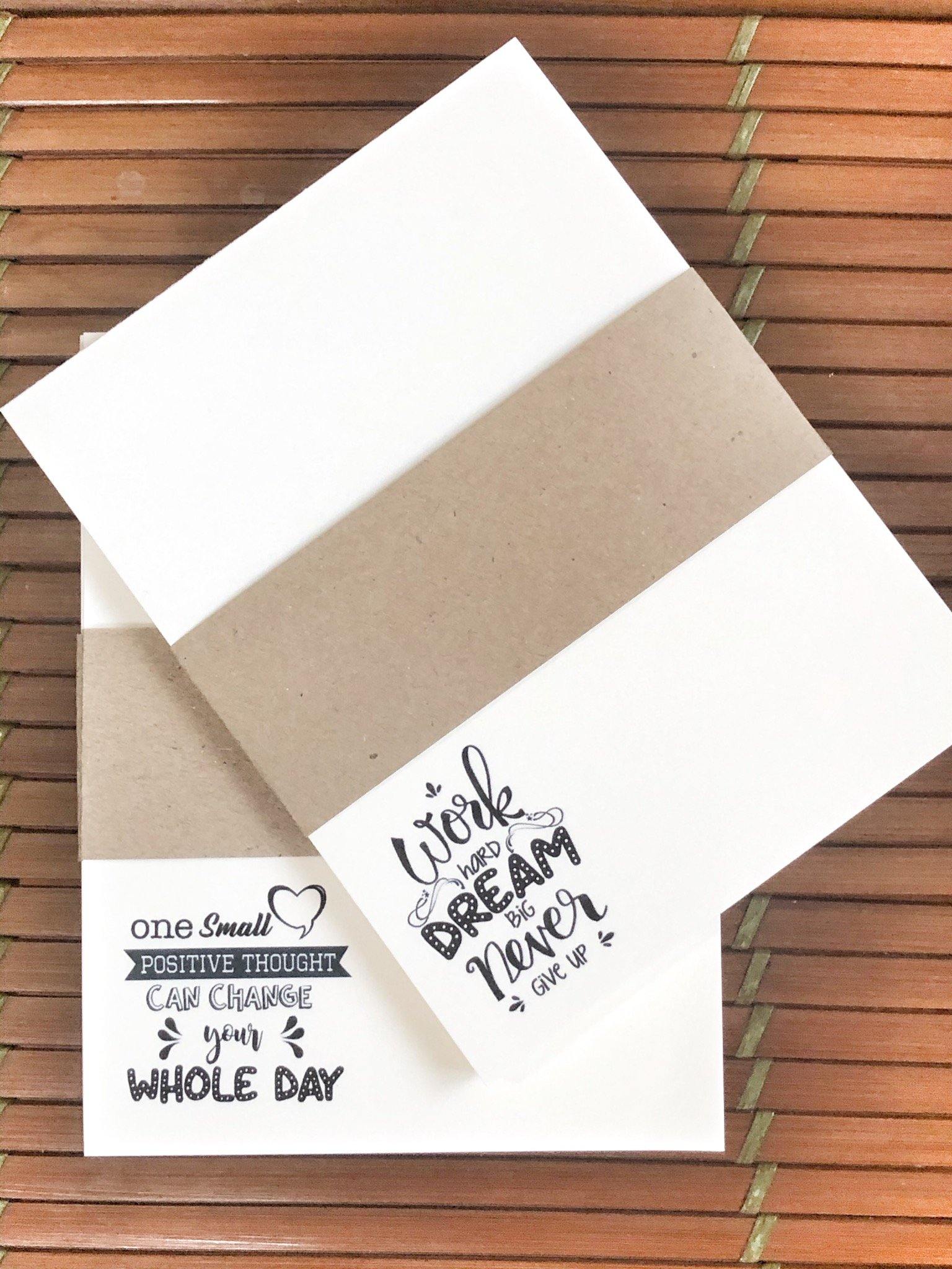 Inspirational Notepad - The Craft Central