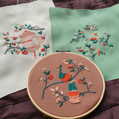 CTR Birds in Paradise Embroidery Kit