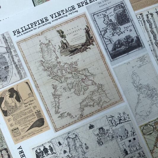 Pinoy Vintage Ephemera Bundle Pack - The Craft Central