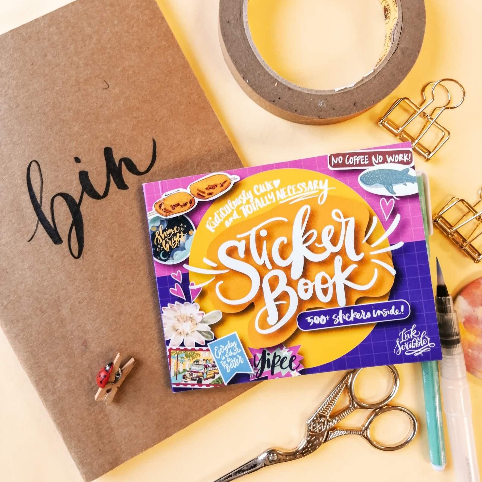 Ink Scribbler Sticker Book - The Craft Central