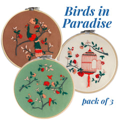CTR Birds in Paradise Embroidery Kit