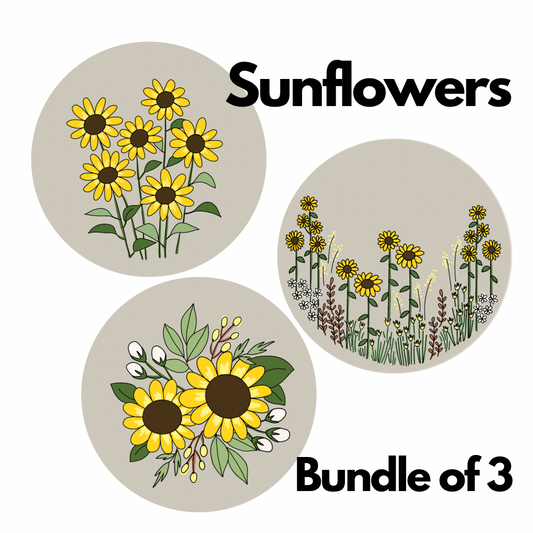 CTR Sunflowers Embroidery Kit