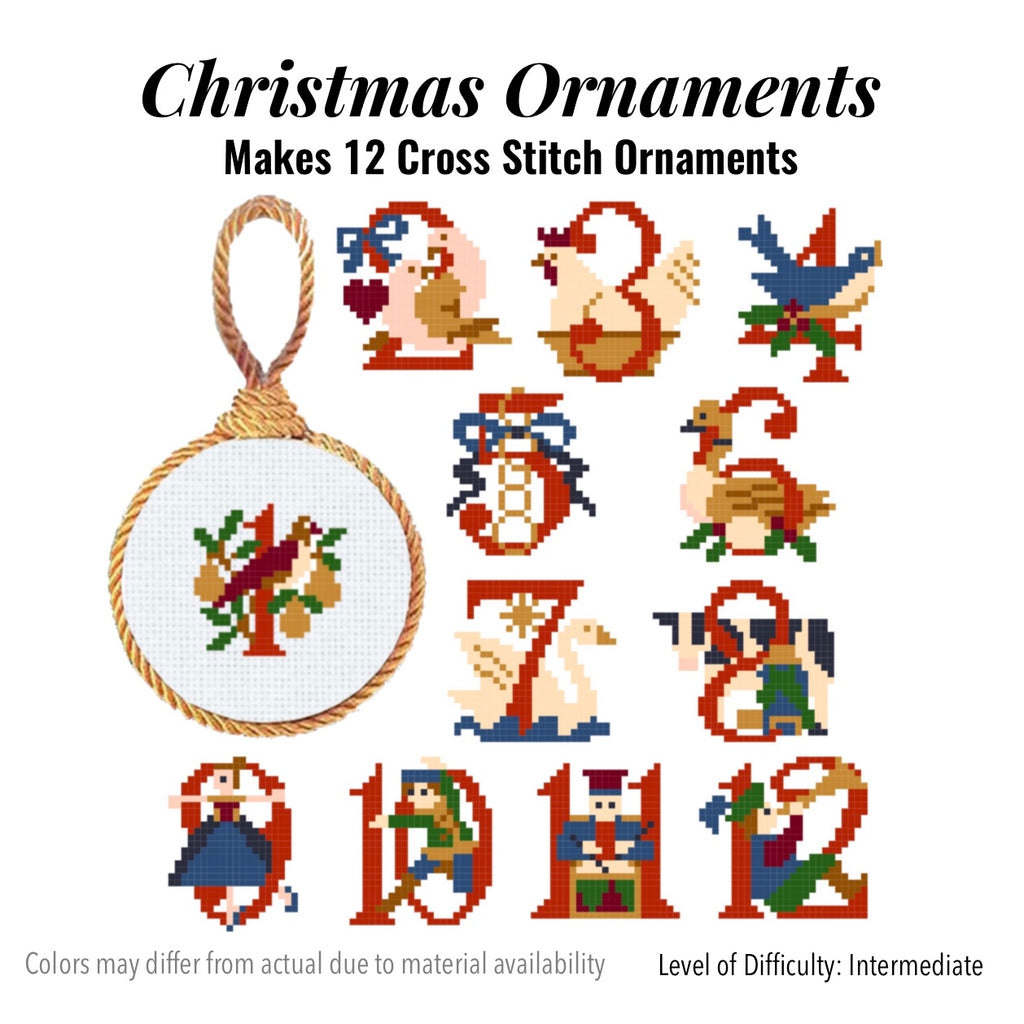 Christmas Ornaments Cross Stitch