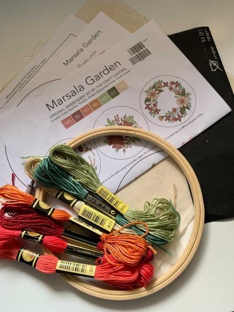 CTR Marsala Garden Embroidery Kit