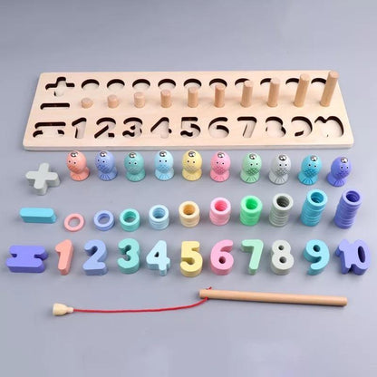 3 in 1 Wooden Math Play Set - The Craft Central