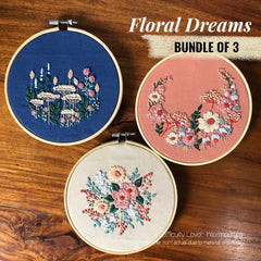 CTR Floral Dreams Embroidery Kit