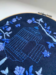 CTR Cerulean Paradise Embroidery Kit