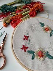 CTR Marsala Garden Embroidery Kit