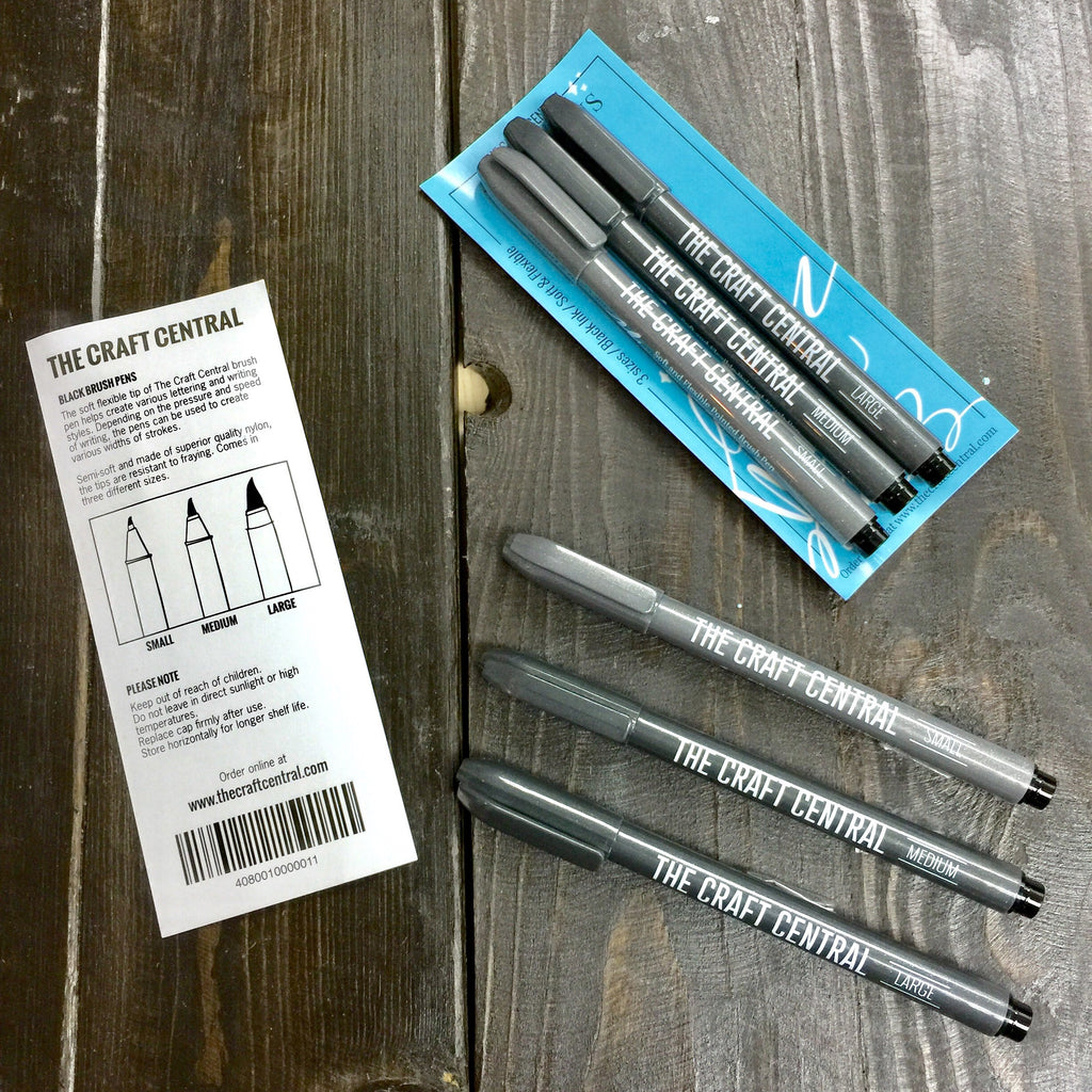 TCC Calligraphy Brush Pens - Set of 3
