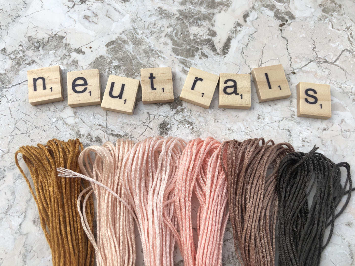 Embroidery Floss Threads 6 Skeins - The Craft Central