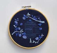 CTR Cerulean Paradise Embroidery Kit