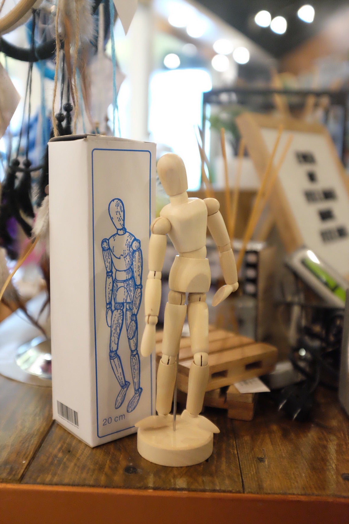 Wooden Mannequin 20cm