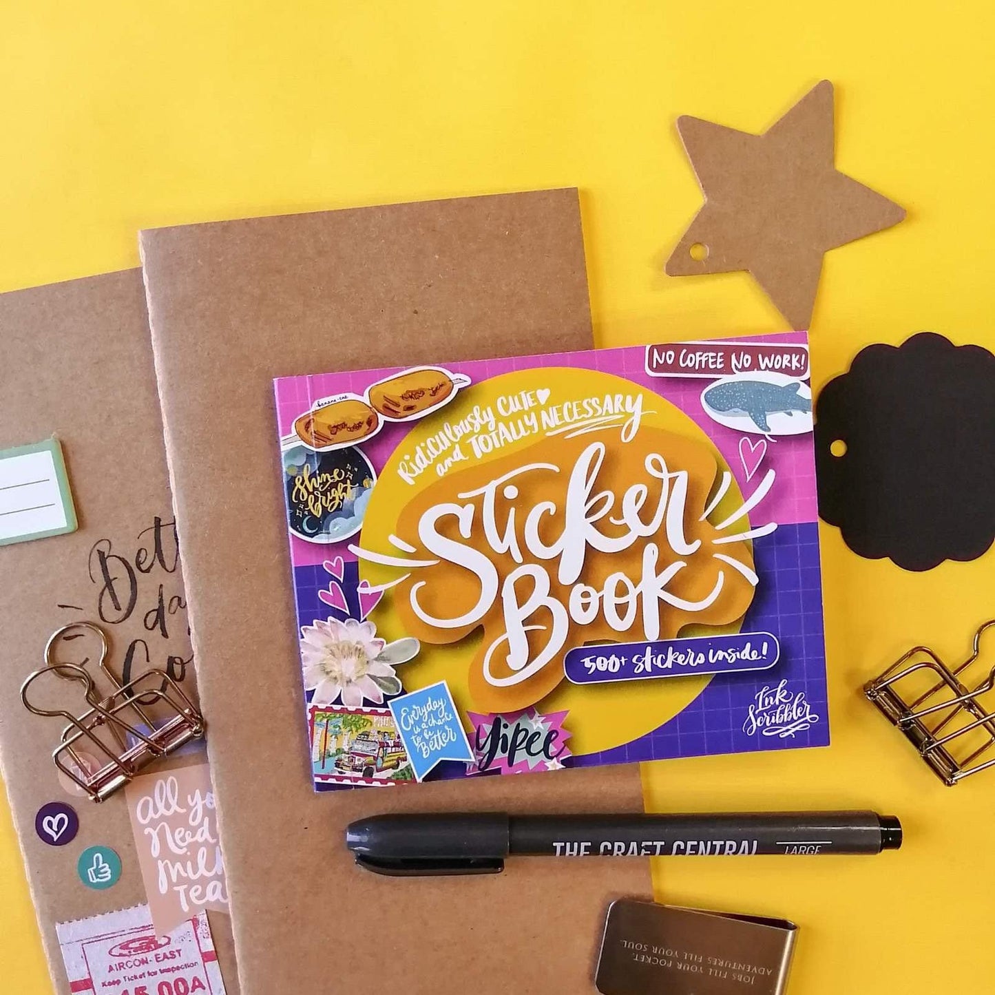 Ink Scribbler Sticker Book - The Craft Central
