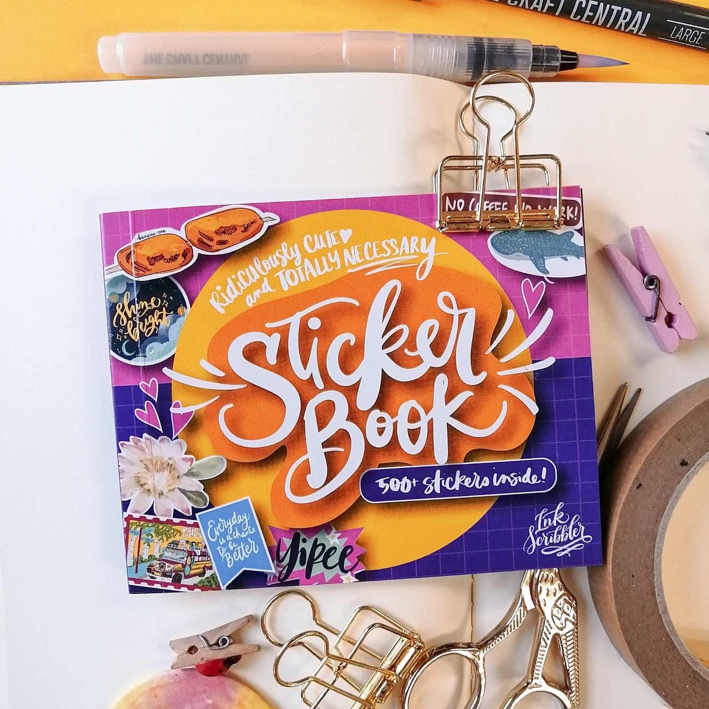 Ink Scribbler Sticker Book - The Craft Central