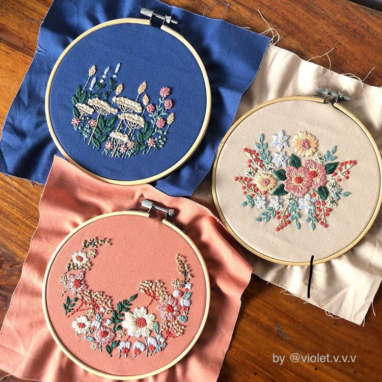 CTR Floral Dreams Embroidery Kit